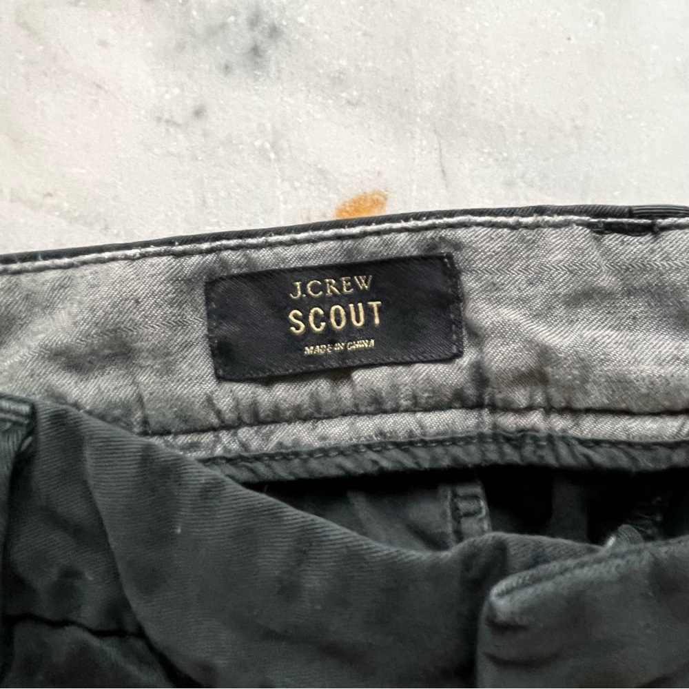 J CREW SCOUT CROPPED NAVY BLUE CHINOS - Picture 5 of 9